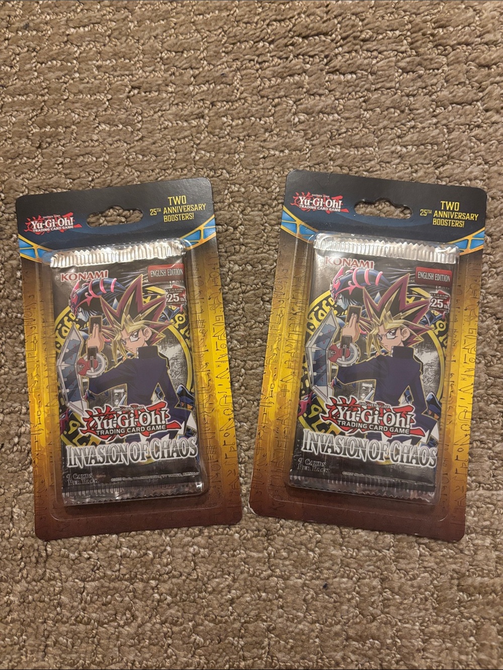 Yu-Gi-Oh! Invasion of Chaos 25th Anniversary Booster Pack Sealed - English